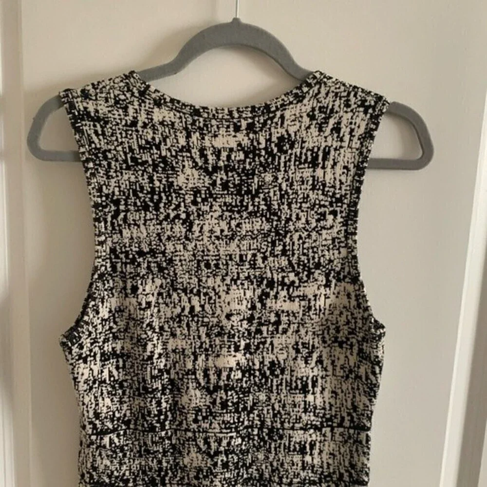 - THEORY Alancy C Sleeveless Tweedscape A-Line Dress Size Medium - Picture 9 of 14